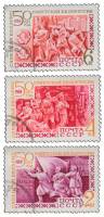 1969-001-3  Серия Набор марок (3 шт) СССР  Белорусская ССР 50 лет II Θ
