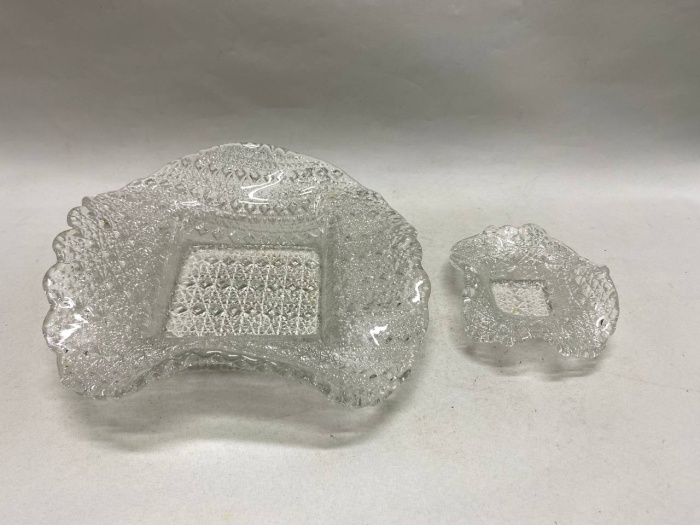 Ваза кашпо стекло, 2 шт