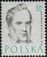 (1957-019) Марка Польша "Юзеф Дитль" , III Θ