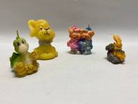 Декоративные свечи из воска 4 шт 