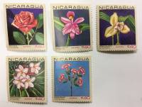 --  Набор марок Никарагуа 5 шт.  Негашеные , III O