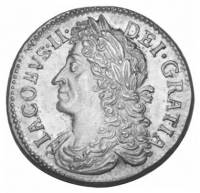 (№1689km95a) Монета Ирландия 1689 год 30 Pence (1/2 кроны)