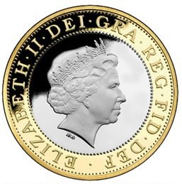 (2008) Монета Великобритания 2008 год 2 фунта &quot;IV Летняя олимпиада Лондон 1908&quot;  Биметалл  VF
