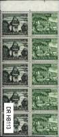 (№1939-113) Лист марок Немецкий Рейх 1939 год "Штамп ", Гашеный