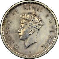 (№1938km554) Монета Индия 1938 год 1 Rupee