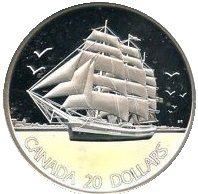 () Монета Канада 2005 год 20 долларов ""   PROOF