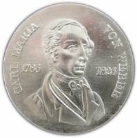 () Монета Германия (ГДР) 1976 год 10 марок ""  Биметалл (Серебро - Ниобиум)  UNC