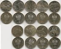 213-217 221-223 226 9 монет по 2 злотых Набор монет Польша 2011 год   UNC