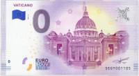 (2018) Банкнота Европа 2018 год 0 евро "Ватикан"   UNC