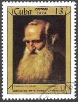 (1974-009) Марка Куба "Голова старика"    Музей Камагуэя III Θ