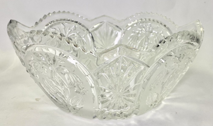 Салатник ладья хрусталь 