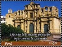 (№2006-2060) Марка Перу 2006 год "Провинция кахамарка", Гашеная