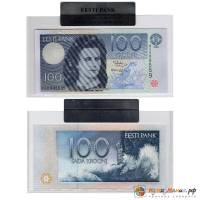 Бона Эстония 100 крон 1994 год (Состояние - AU), В банкновской упаковке.