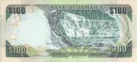 (,) Банкнота Ямайка 2015 год 100 долларов "Дональд Сангстер"   UNC