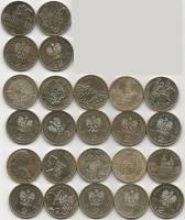 171 173 175 177 179-186 12 монет по 2 злотых Набор монет Польша 2009 год   UNC