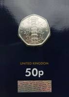 (2019) Монета Великобритания 2019 год 50 пенсов "Королевские ботанические сады"  Медь-Никель  Буклет