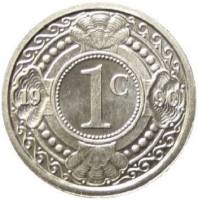 (№1989km32) Монета Ниделандские Антильские острова 1989 год 1 Cent