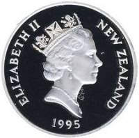(№1995km81a) Монета Новая Зеландия 1995 год 20 Cents (Язык Маори)