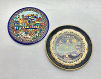 Тарелки декоративные, керамика, 2 шт