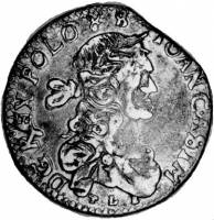 (№1664km53) Монета Литва 1664 год 18 Groat (1 ОРТ - 18 Grascaron)