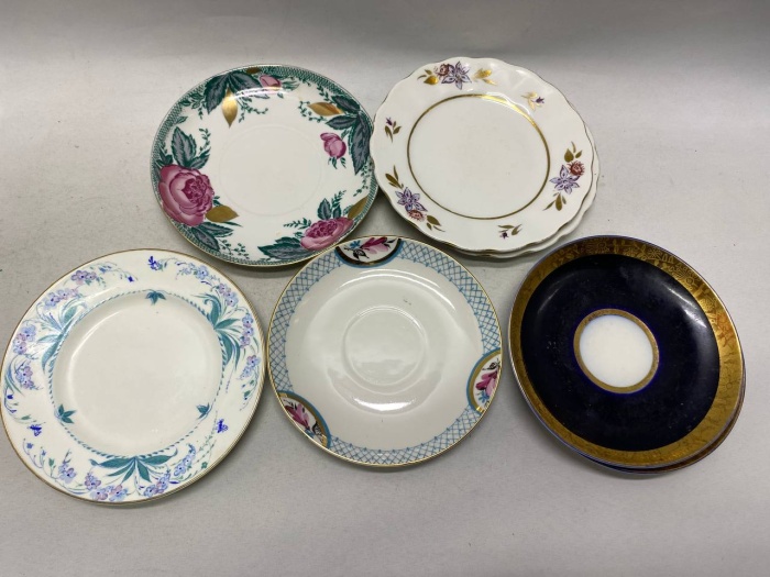 Блюдце ЛФЗ 7 шт разного дизайна