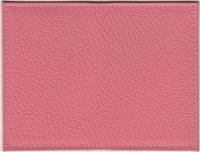 Обложка для проездного, Натуральная кожа, Флотер розовый