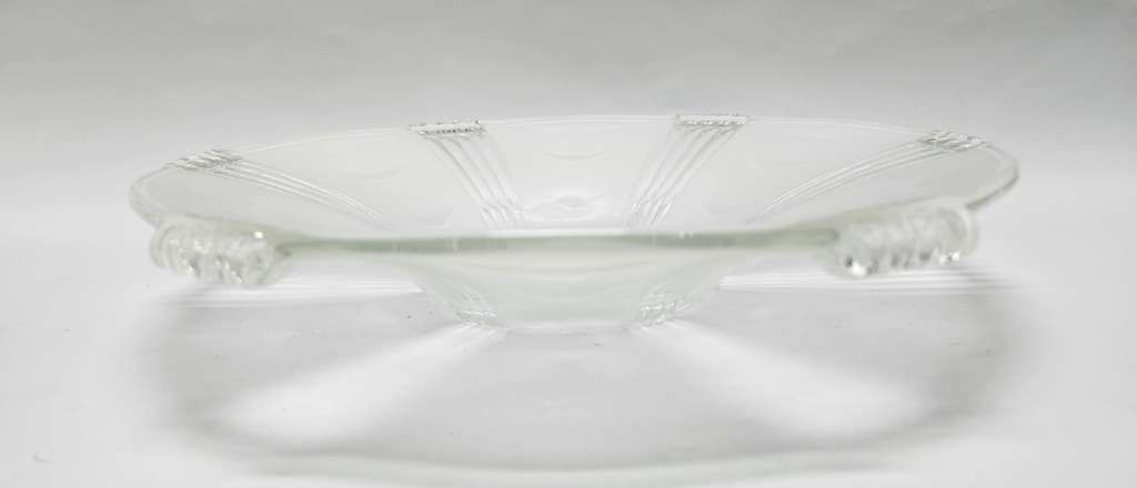 Блюдо Фруктовница матовое стекло диаметр 28,5 см (сост. на фото)
