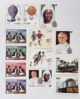 --  Набор марок Заир 13 шт.  Негашеные , III O