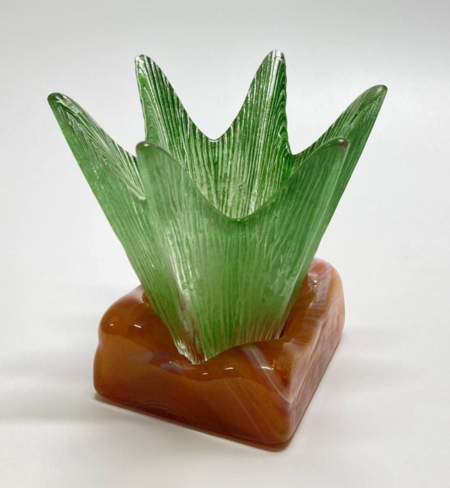 Сувенир из цветного стекла, гутная техника