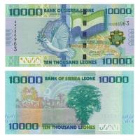 () Банкнота Сьерра-Леоне 2010 год 10 000  ""   UNC