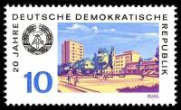 (1969-071) Марка Германия (ГДР) "Зуль"    ГДР 20 лет III Θ