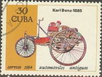 (1984-092) Марка Куба "Бенц 1885"    Автомобили III Θ