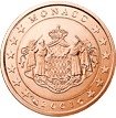 (№2001km167) Монета Монако 2001 год 1 Euro Cent
