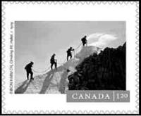 Марка из набора Канада 2016 год "Восхождение Хабель Т Байрона Хармон", Гашеная