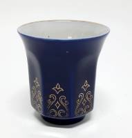 Карандашница, кобальт, золочение, Бронницкий завод "Возрождение", СССР (сост. на фото)