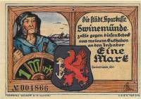 (№1922) Банкнота Германия 1922 год "1 Mark"