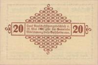 (№1920) Банкнота Австрия 1920 год "20 Heller"