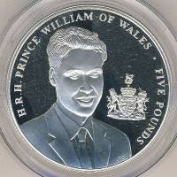 () Монета Остров Джерси 2003 год 5 фунтов ""   UNC