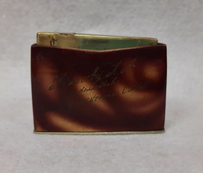 Зажигалка настольная, газовая, 1971 г.(состояние на фото)