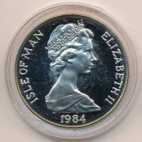 () Монета Остров Мэн 1984 год 1 крона ""   AU