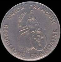 (№1948kme5) Монета Французская Океания 1948 год 2 Francs