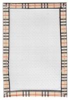 Обложка для проездного (Полимер) Принт "Расцветка британской компании Burberry", Клетка/бежевый/черн