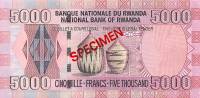 () Банкнота Руанда 01.05.2004 год 5 000  ""   UNC