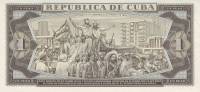 (,) Банкнота Куба 1981 год 1 песо "Хосе Марти"   UNC