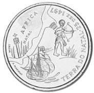 () Монета Португалия 1998 год 200 эскудо ""  Биметалл (Платина - Золото)  UNC