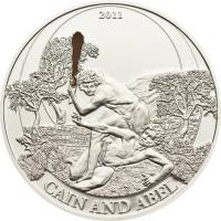 (№2011km355) Монета Палау 2011 год 2 Dollars (Каин и Авель)