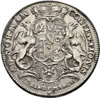 () Монета Германия (Империя) 1766 год 1  ""   Биметалл (Серебро - Ниобиум)  UNC
