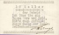 (№1920) Банкнота Австрия 1920 год "10 Heller"