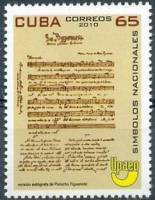 (№5462) Марка Куба 2010 год "Гимн", Гашеная