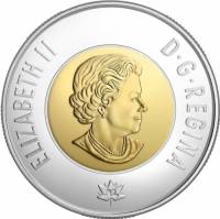 () Монета Канада 2017 год 2 доллара ""  Биметалл  UNC